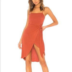 Terracotta Wrap Dress